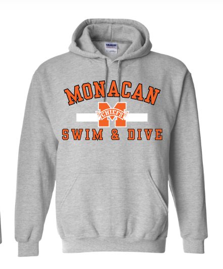 Monacan Chiefs Team Hooded Sweatshirt Design 6 Monacan Chiefs Team Hooded Sweatshirt Design 6