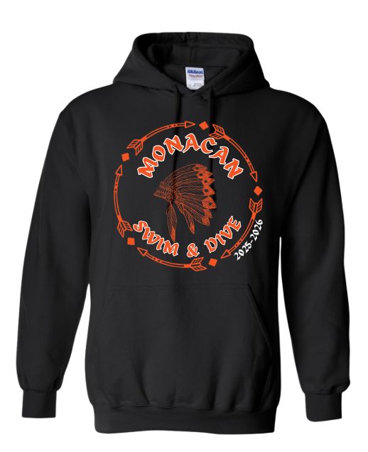 Monacan Chiefs Team Hooded Sweatshirt Design 5