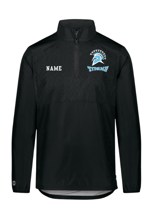 Cosby Titans Team UNIFORM Embroidered Warm Up Pullover Jacket