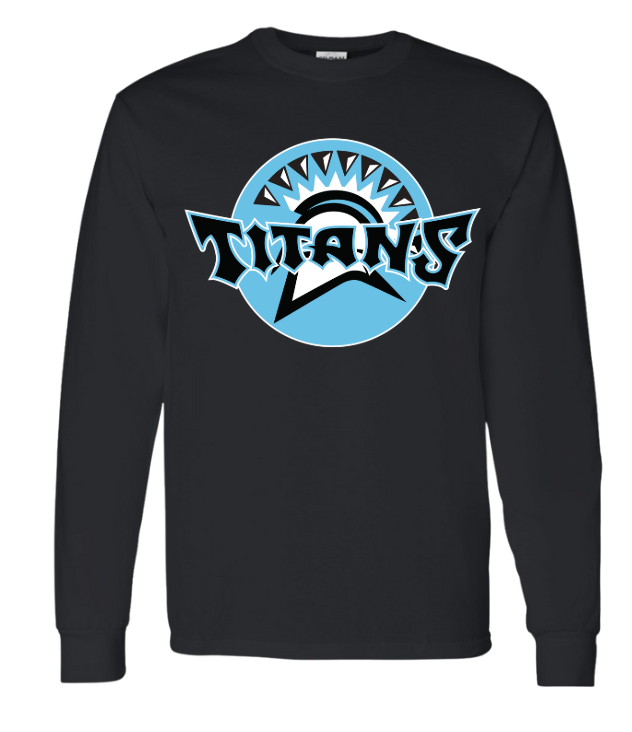 Cosby Titans Team Long Sleeve T-Shirt - Black - 8 Designs