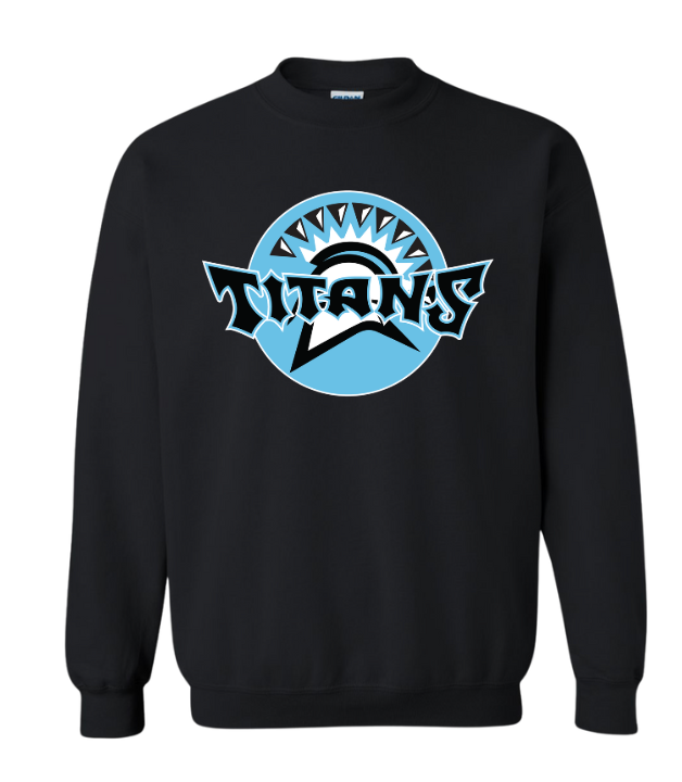 Cosby Titans Team Crew Sweatshirt - Black - 8 Designs
