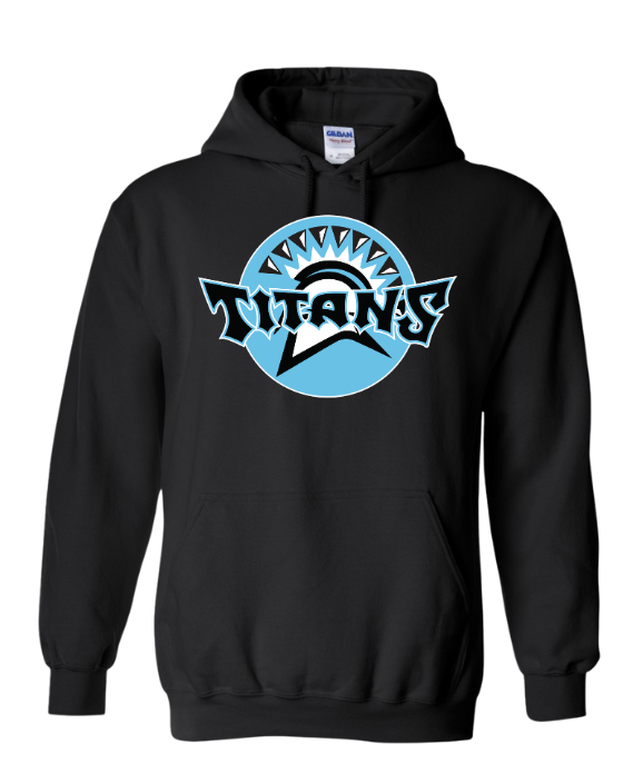 Cosby Titans Team Hooded Sweatshirt - Black - 8 Designs
