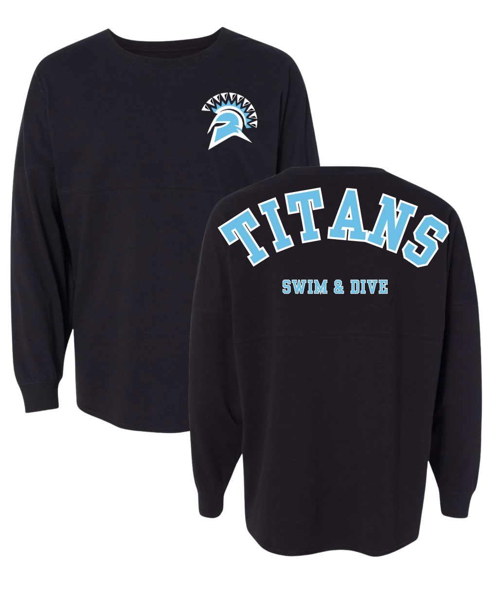 Cosby Titans Meet Day Spirit Jersey T-Shirt - Black or White