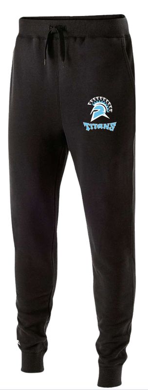 Cosby Titans Embroidered Womens Holloway Fleece Jogger Sweatpants
