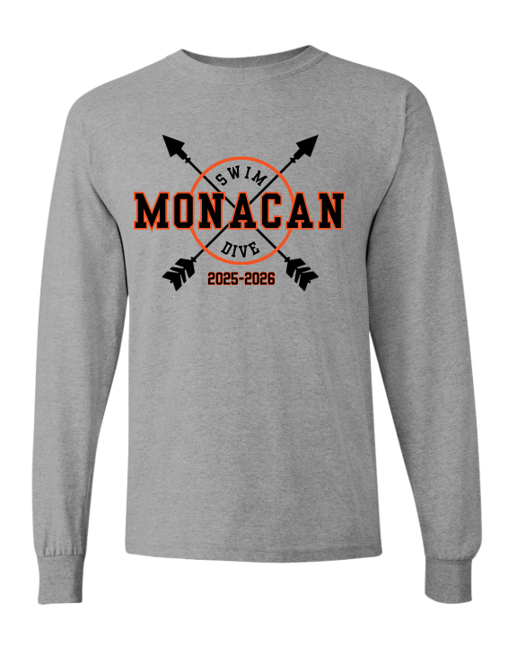 Monacan Chiefs Team Long Sleeve T-Shirt - Design 1