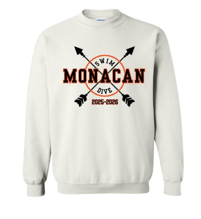 Monacan Chiefs Team Crew Sweatshirt - Design 1 Monacan Chiefs Team Crew Sweatshirt - Design 1