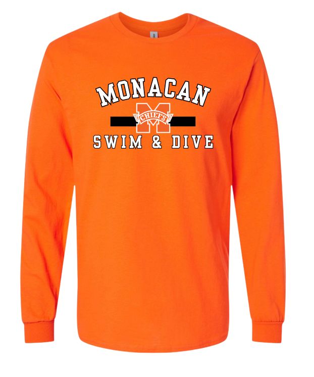 Monacan Chiefs Team Long Sleeve T-Shirt - Design 6