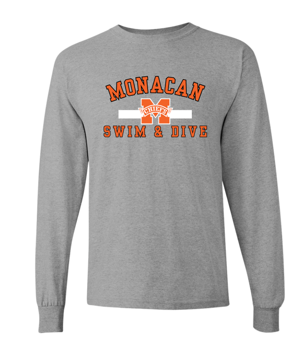 Monacan Chiefs Team Long Sleeve T-Shirt - Design 6