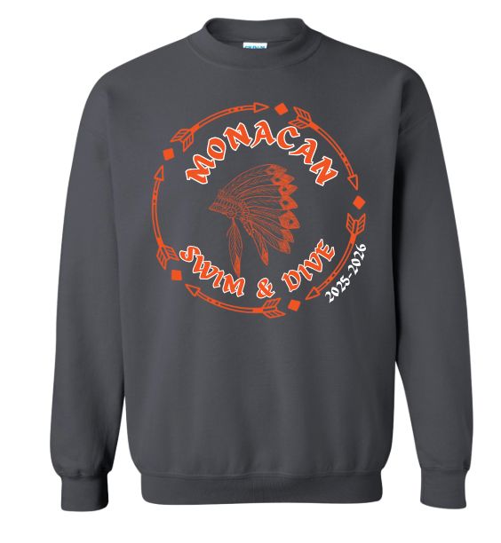 Monacan Chiefs Team Crew Sweatshirt - Design 4