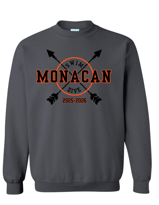 Monacan Chiefs Team Crew Sweatshirt - Design 1