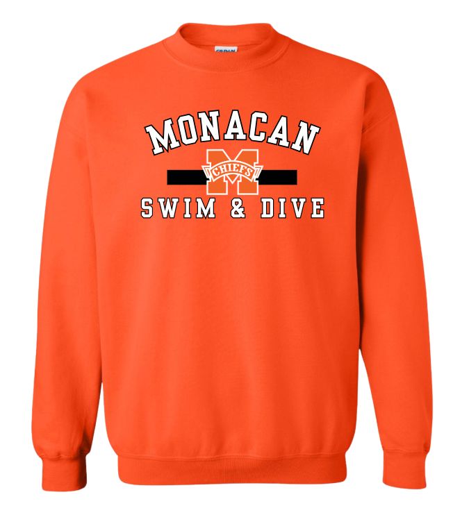 Monacan Chiefs Team Crew Sweatshirt - Design 6 Monacan Chiefs Team Crew Sweatshirt - Design 6