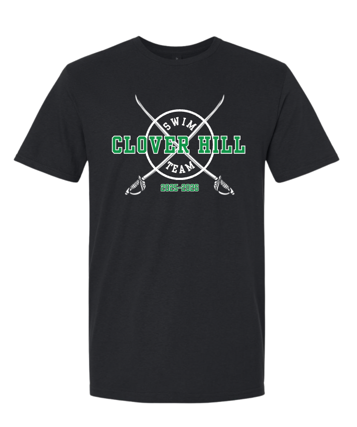 Clover Hill Cavaliers Team Short Sleeve T-Shirt - Black - 8 Designs