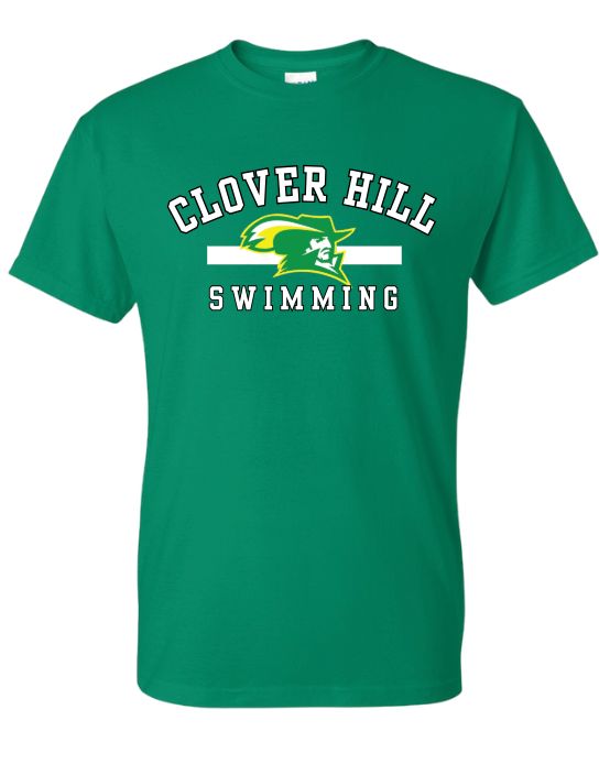 Clover Hill Cavaliers Team UNIFORM Short Sleeve T-Shirt - Kelly Green - Design 5 Clover Hill Cavaliers Team UNIFORM Short Sleeve T-Shirt - Kelly Green - Design 5