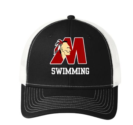 Matoaca Warriors Embroidered Snapback Trucker Cap Hat Matoaca Warriors Embroidered Snapback Trucker Cap Hat