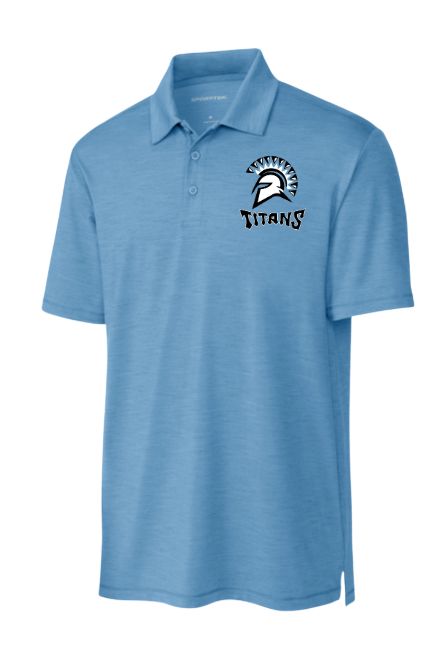 Crosswhite LAC Team Embroidered Mens Moisture Wick Polo - Black or Carolina Blue Crosswhite LAC Team Embroidered Mens Moisture Wick Polo - Black or Carolina Blue