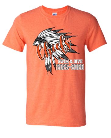 Monacan Chiefs Team Short Sleeve T-Shirt - Design 9 Monacan Chiefs Team Short Sleeve T-Shirt - Design 9