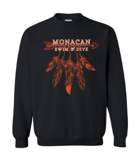 Monacan Chiefs Team Crew Sweatshirt - Design 4