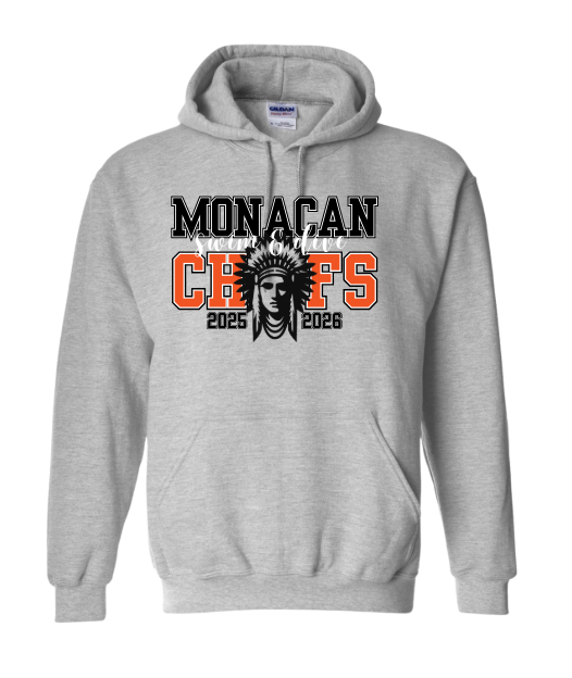 Monacan Chiefs Team Hooded Sweatshirt Design 8
