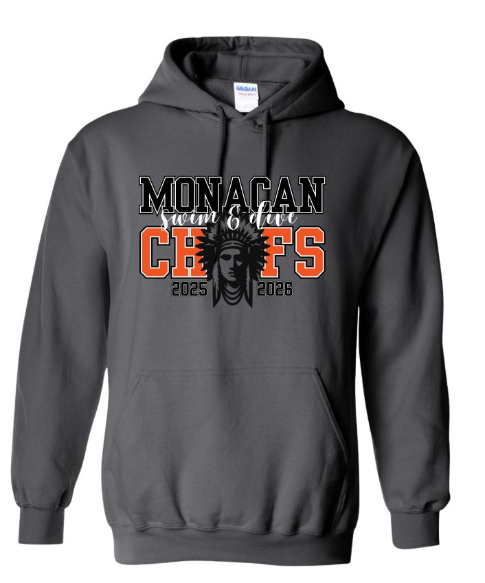 Monacan Chiefs Team Hooded Sweatshirt Design 8 Monacan Chiefs Team Hooded Sweatshirt Design 8