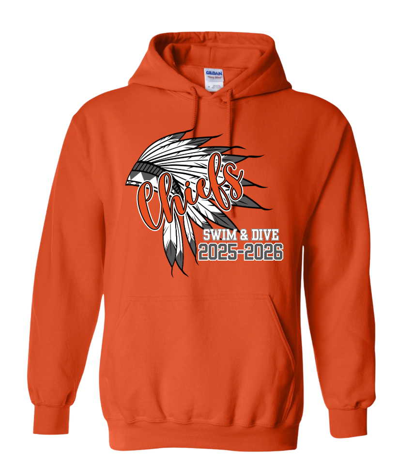 Monacan Chiefs Team Hooded Sweatshirt Design 9