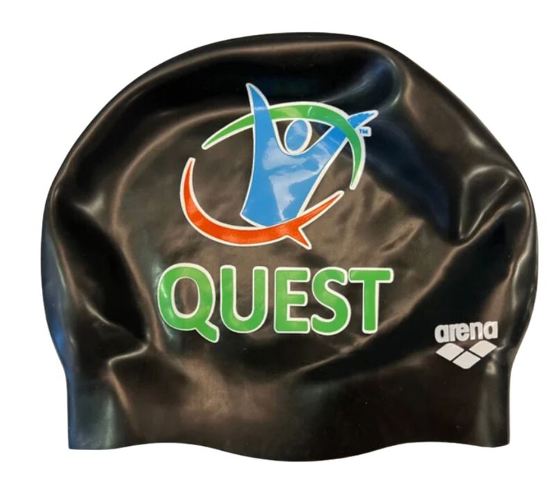 Quest Swimming Team Silicone Cap Quest Swimming Team Silicone Cap