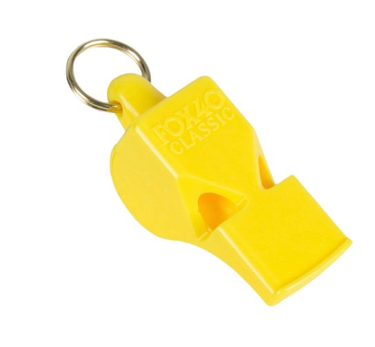 SwimMetro FOX 40 Lifeguard Whistle and Lanyard in Yellow