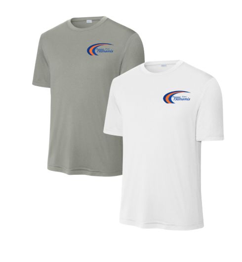 Summer Lake Tsunamis YOUTH Moisture Wick Tee - Grey Concrete or White Summer Lake Tsunamis YOUTH Moisture Wick Tee - Grey Concrete or White