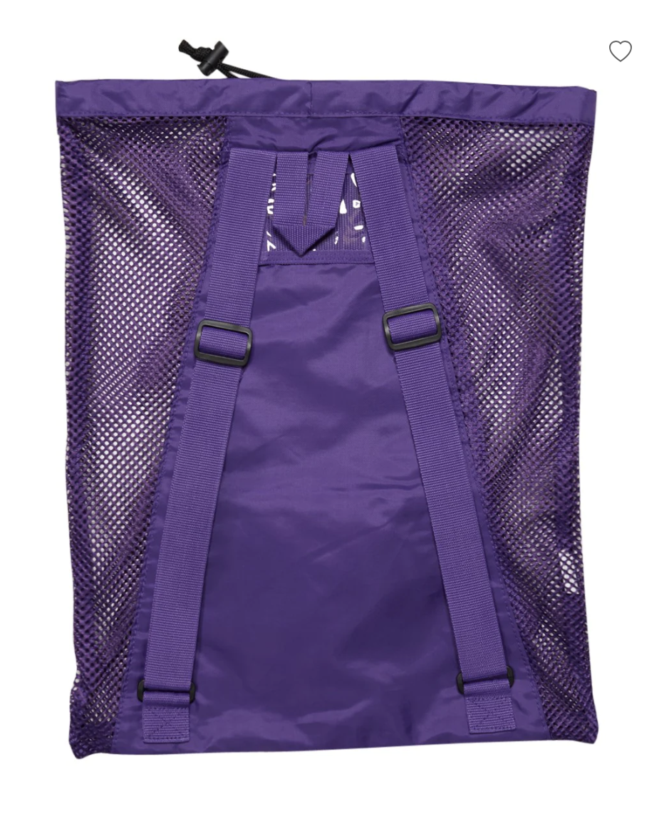 The Highlands Hurricanes Embroidered Mesh Backpack- Purple