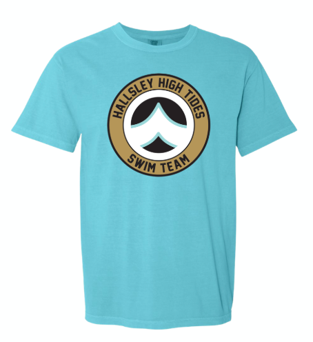 ​Hallsley High Tides T-Shirt - COMFORT COLORS - Lagoon - 5 Design Options - Youth & Adult Sizes