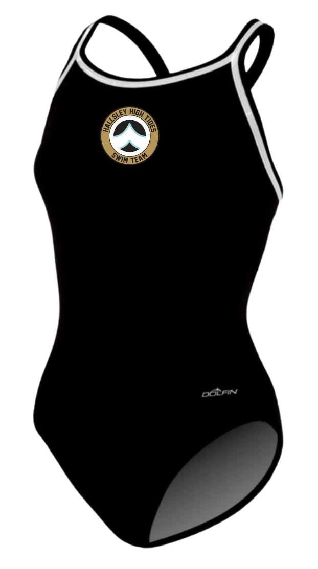 Hallsley High Tides Female DBX Back Suit with Logo