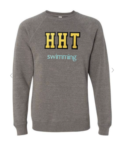 Hallsley High Tides Varsity Crew Sweatshirt with Embroidery & Tackle Twill