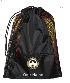 Hallsley High Tides Embroidered Mesh Backpack- Black