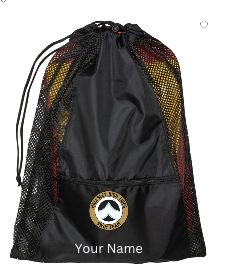 Hallsley High Tides Embroidered Mesh Backpack- Black Hallsley High Tides Embroidered Mesh Backpack- Black