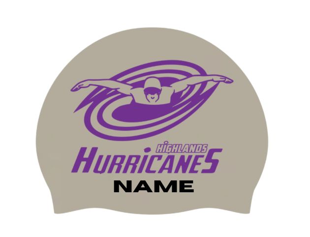 2 x Highlands Hurricanes Personalized Silicone Cap