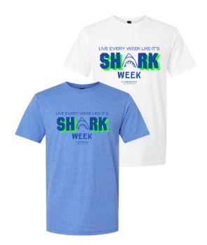 ​Stonehenge Sharks SHARK WEEK T-Shirt - White or Heather Royal