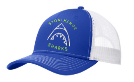 Stonehenge Sharks Custom Embroidered Snapback Trucker Cap Hat