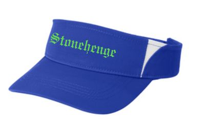 Stonehenge Sharks Embroidered Visor - Royal/White