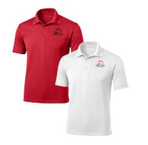Bayhill Pointe Torpedoes Embroidered Mens Moisture Wick Polo - Red or White