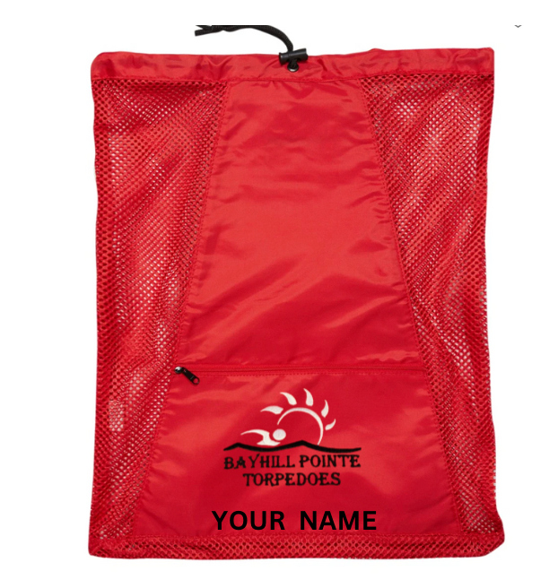Bayhill Pointe Torpedoes Embroidered Mesh Backpack