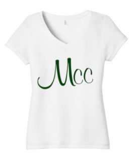 Meadowbrook MCC Piranhas Ladies V-Neck Tee T-Shirt