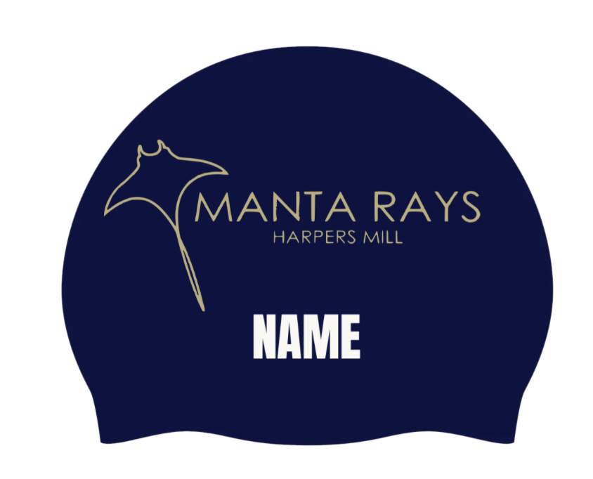 2 x Harpers Mill Manta Rays Personalized Silicone Cap 2 x Harpers Mill Manta Rays Personalized Silicone Cap