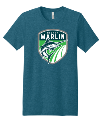 ​Smoketree Mighty Marlin  T-Shirt - Heather Deep Teal or Heather Stone