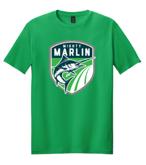 Smoketree Mighty Marlin Team T-Shirt- White  or Irish Green