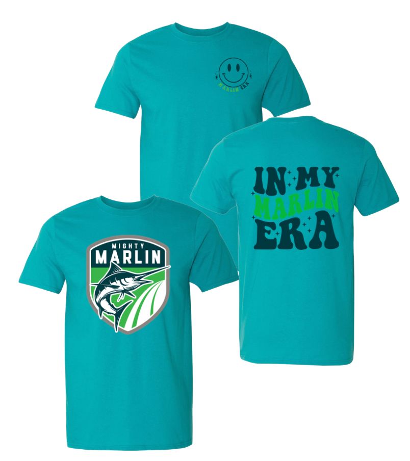 Smoketree Mighty Marlin T-Shirt - Jade Dome (Teal) - 2 Design Options - Adult Smoketree Mighty Marlin T-Shirt - Jade Dome (Teal) - 2 Design Options - Adult