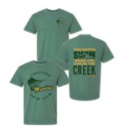 ​Foxcreek Marlins T-Shirt - COMFORT COLORS - Light Green - Adult