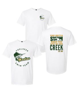 Foxcreek Marlins T-Shirt - White - 2 Design Options Foxcreek Marlins T-Shirt - White - 2 Design Options