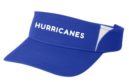 Woodlake Hurricanes Embroidered Visor - Royal/White