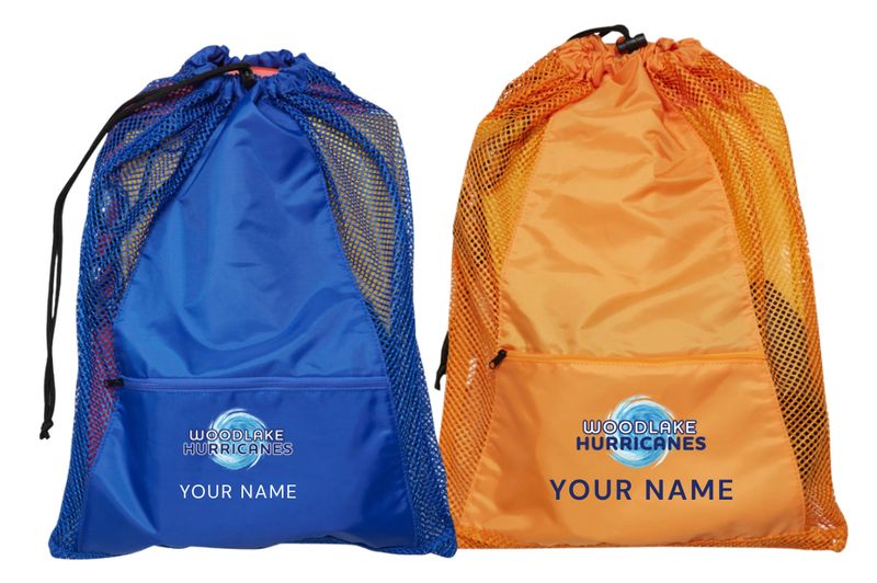 Woodlake Hurricanes Embroidered Mesh Backpack - Royal or Orange