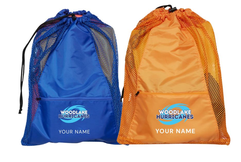 Woodlake Hurricanes Embroidered Mesh Backpack - Royal or Orange