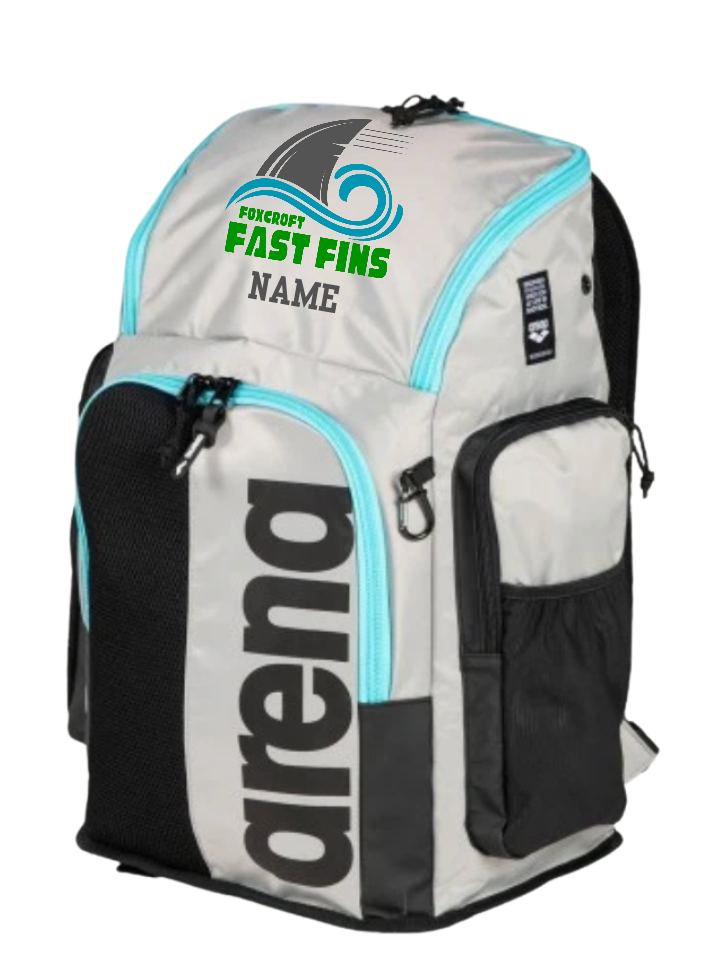 Foxcroft FAST Fins Custom Embroidered Arena 45L Team Backpack